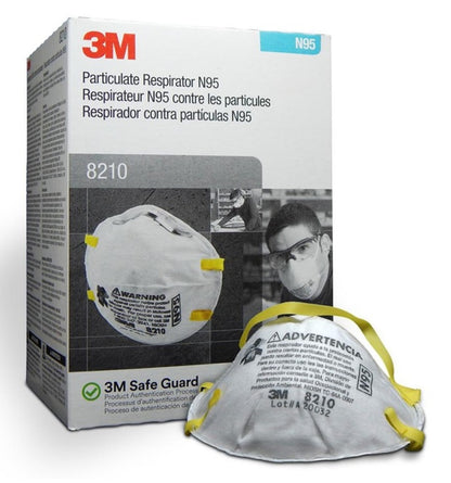 3M™ Particulate Respirators 8000 Cup Series 20 EA / BX