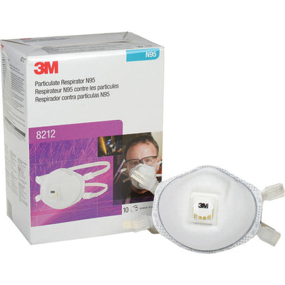 3M™ Particulate Welding Respirator 8212, N95 with Faceseal 10 EA / BX