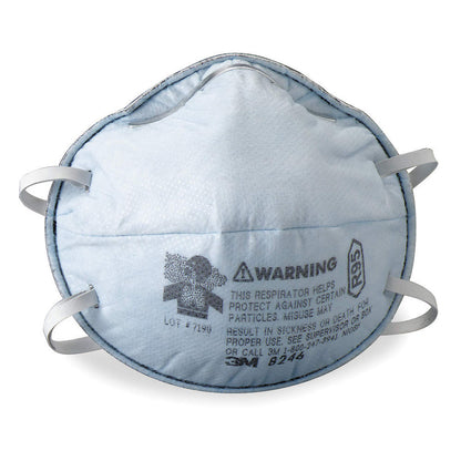 3M™ Particulate Respirator 8246, R95, with Nuisance Level Acid Gas Relief 20 EA / BX