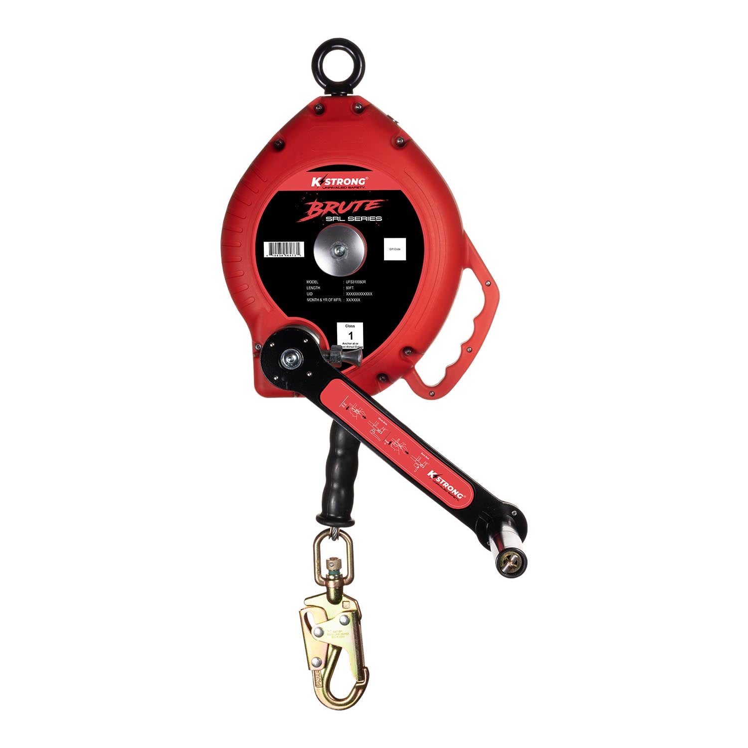 KStrong® BRUTE™ 60 ft. Wire Cable 3-Way Rescue Retrieval SRL-R (ANSI)