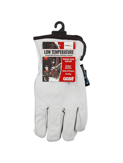 Premium-Grade Goatskin Drivers Gloves with Cold Keep® - 3200GINT - Drivers Gloves - red