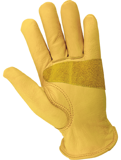 Global Glove - 3100 - Leather Drivers Gloves - red