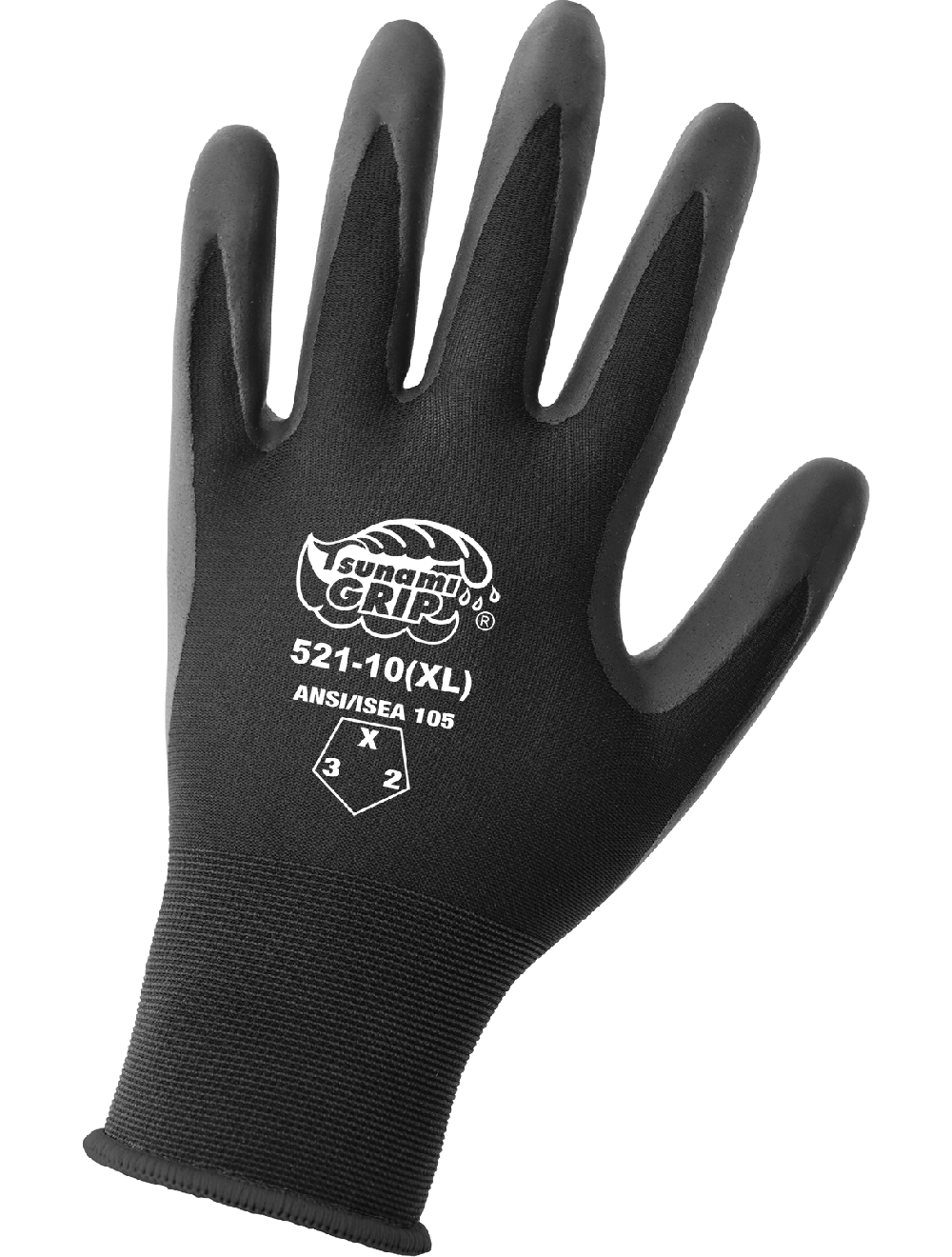 Tsunami 521 Work Gloves - foam nitrile