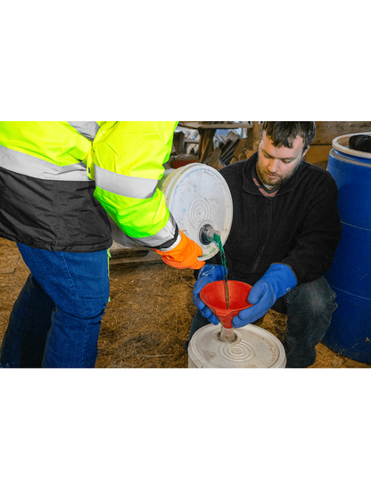 FrogWear® - 8490 - Chemical Handling Gloves - pvc coating - blue