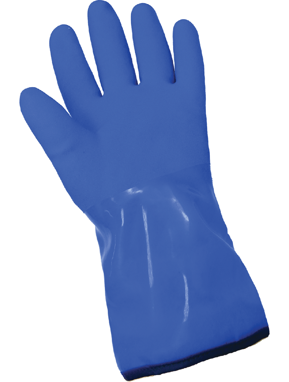 FrogWear® - 8490 - Chemical Handling Gloves - pvc coating - blue