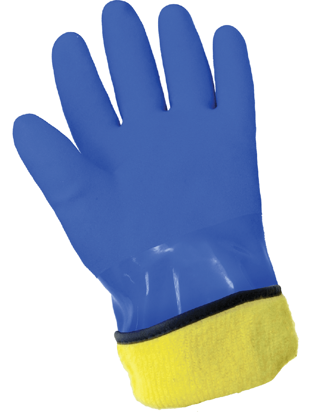 FrogWear® - 8490 - Chemical Handling Gloves - pvc coating - blue