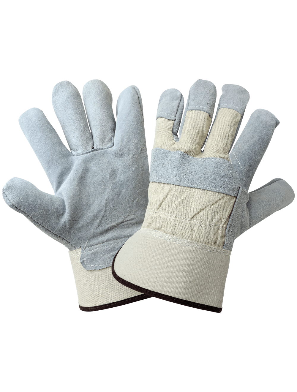 Global Glove - 2250 - Leather Palm Gloves - gray