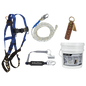FallTech Roofer's Kit with Hinged Reusable Anchor and Trailing Rope Adjuster product image