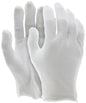 Cotton Lisle Inspection Gloves, Reversible, Unhemmed, Straight Thumb