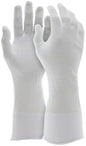 Cotton Lisle Inspector Gloves, 14-Inch, Reversible, Unhemmed