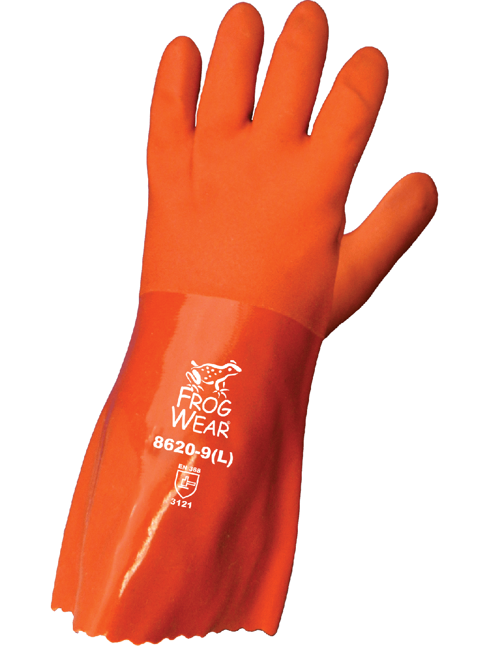 FrogWear® 8620 Chemical Handling Gloves - pvc - tan