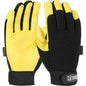 Ironcat® Heavy Duty Top Grain Deerskin Leather Palm Glove with Spandex Back