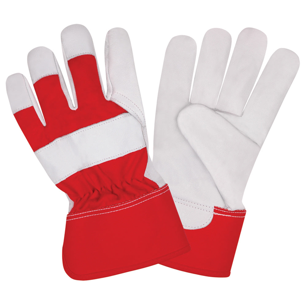 Cordova Premium Grain Goatskin Leather Palm, Red #8650L
