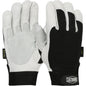 Ironcat® Heavy Duty Top Grain Goatskin Leather Glove with Spandex Back and Reinforced Palm - Kevlar® Cut Lining