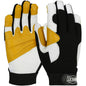 Ironcat®: Heavy Duty Top Grain Goatskin Leather Glove with Spandex Back and Reinforced Padded Palm