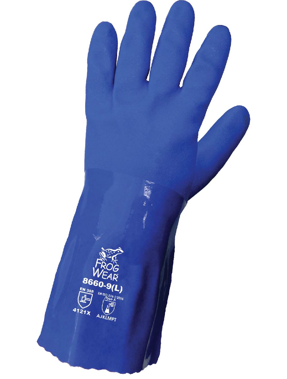FrogWear® 8660 Chemical Handling Gloves - cut level A1 - blue
