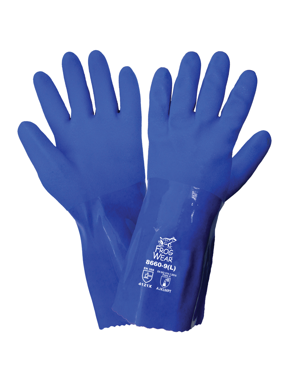 FrogWear® - 8660 - Chemical Handling Gloves - cut level A1 - blue