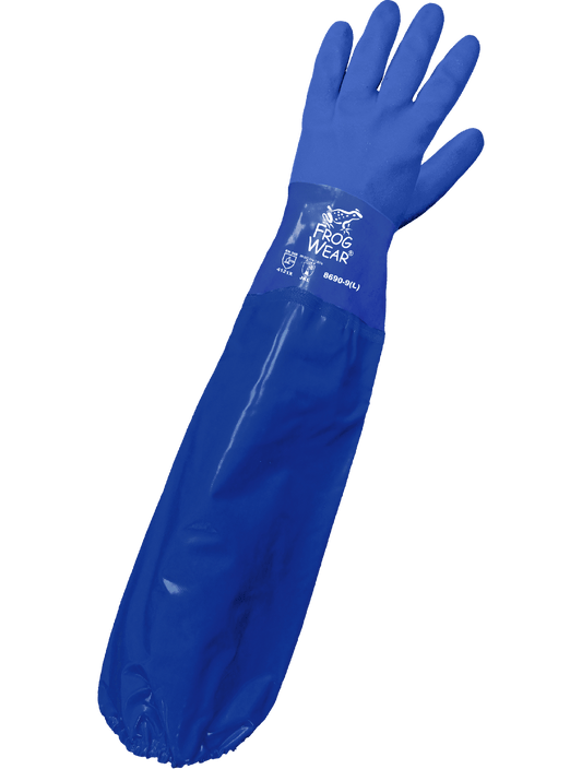 FrogWear® 8690 Chemical Handling Gloves - cut level A1 - tan