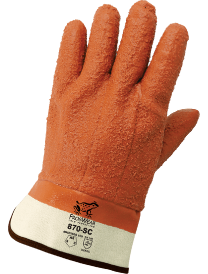 FrogWear® 870-SC Chemical Handling Gloves - cut level A2 - tan