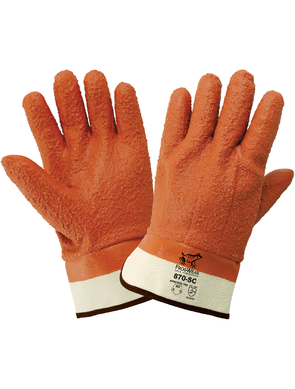 FrogWear® - 870-SC - Gloves - cut level A2 - orange