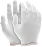 Stretch Nylon Inspector Gloves, Reversible, Hemmed, Low Lint
