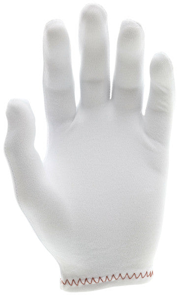 Stretch Nylon Inspector Gloves, Reversible, Hemmed, Low Lint