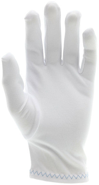 Stretch Polyester Inspector Gloves, Reversible, Low Lint, Fourchette Fingers