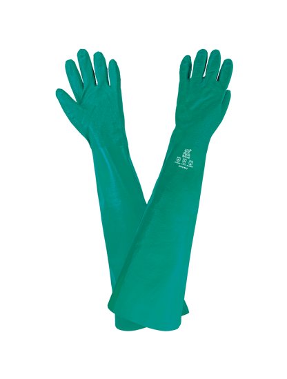 FrogWear® - 8772 - Supported Gloves - nitrile coating - green
