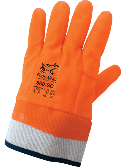 FrogWear® - 880-SC - Chemical Handling Gloves - cut level A3 - orange