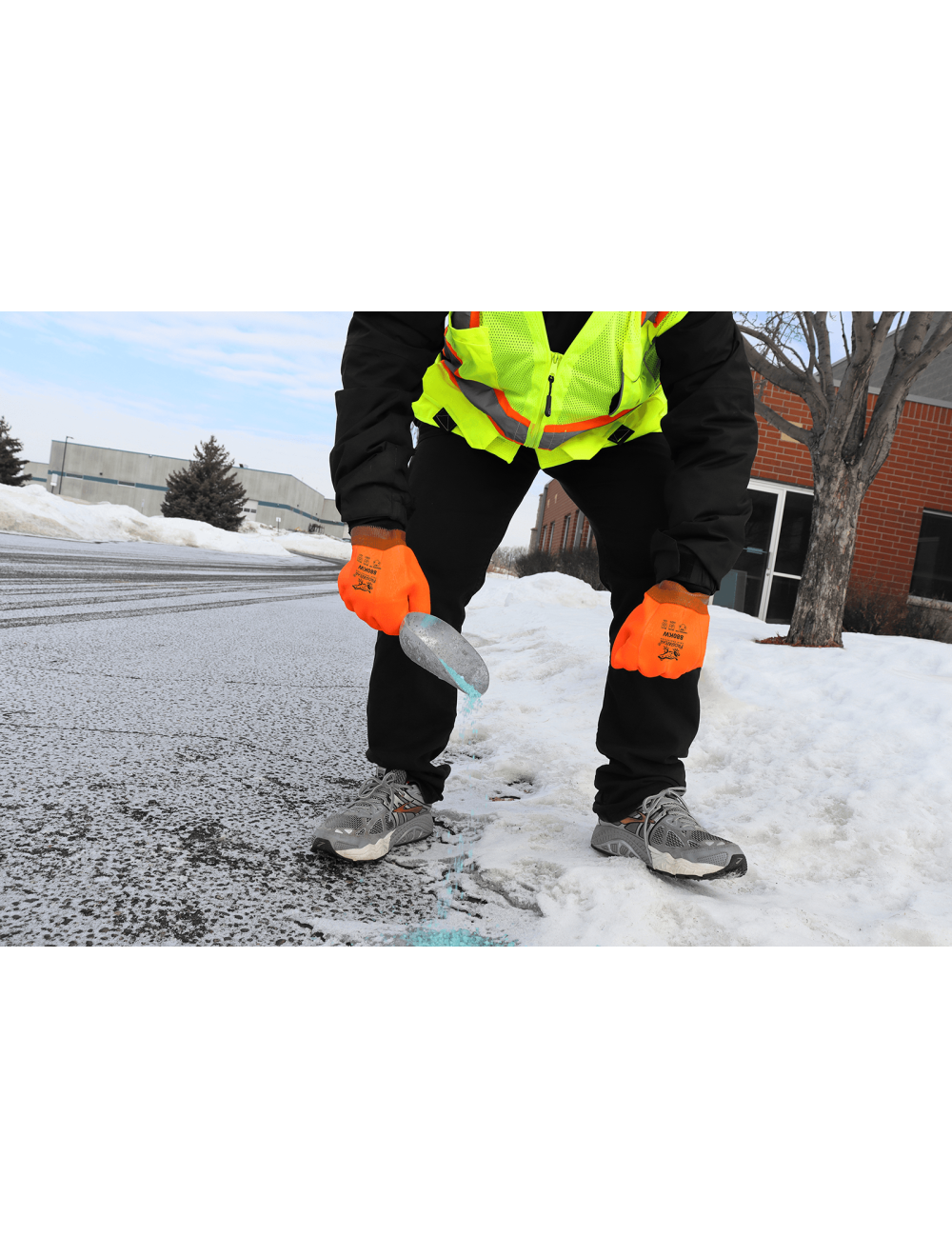 FrogWear® - 880KW - Chemical Handling Gloves - cut level A3 - orange