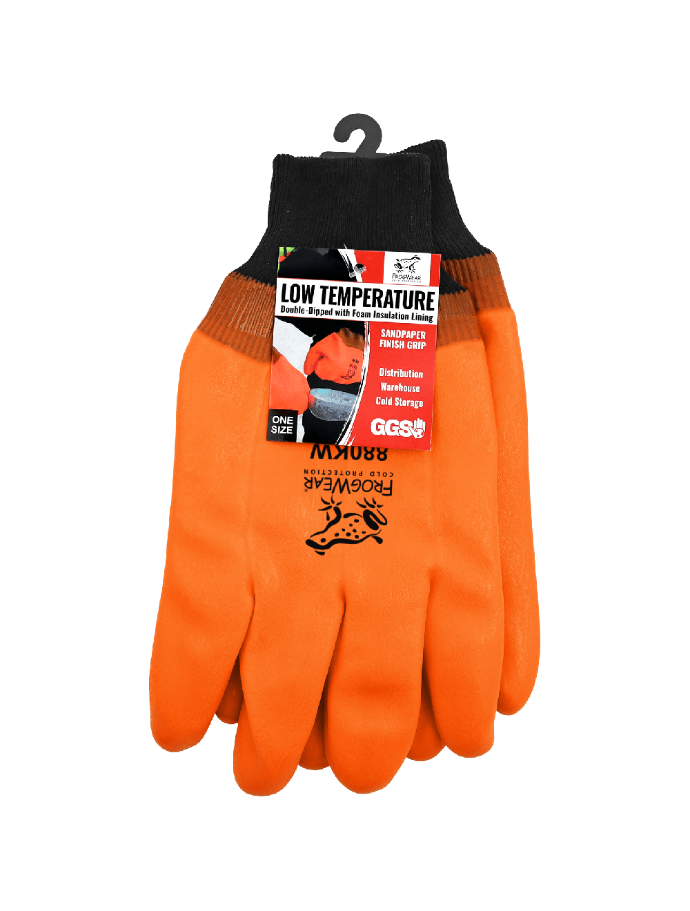 FrogWear® - 880KW - Chemical Handling Gloves - cut level A3 - orange