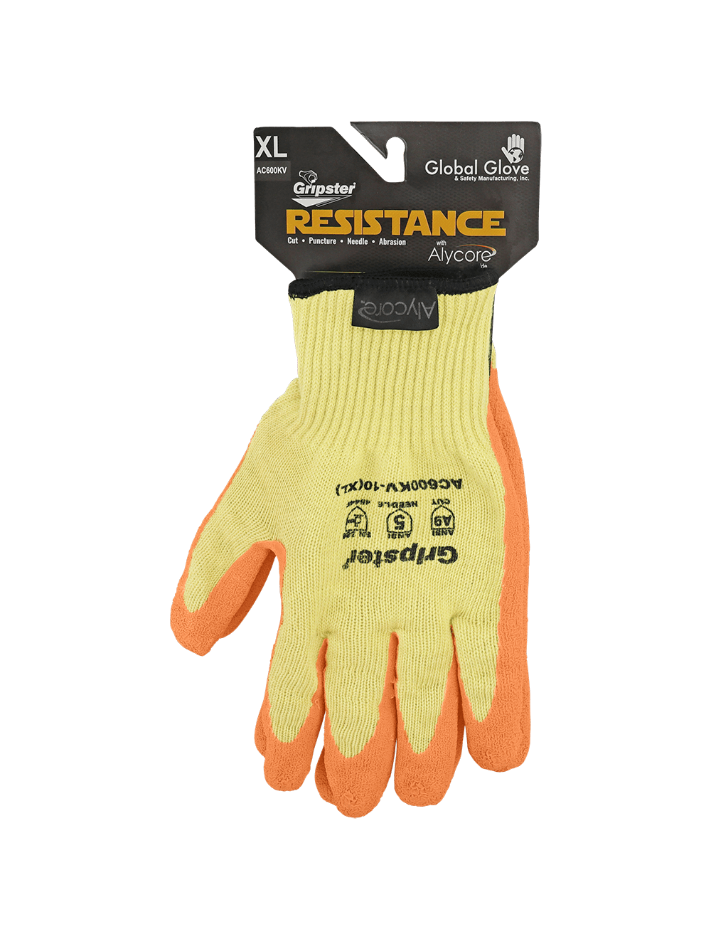 Gripster® - AC600KV - Gloves - cut level A9 - orange