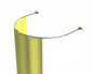 ZING Modesty Curtain, Wall Mount With Stainless Steel Rod - official Zing product image 1