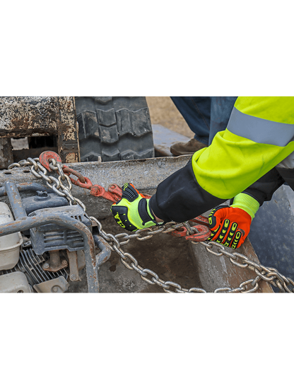 Vise Gripster® C.I.A. - CIA995MFV - Multi-Hazard Gloves - cut level A5 - green