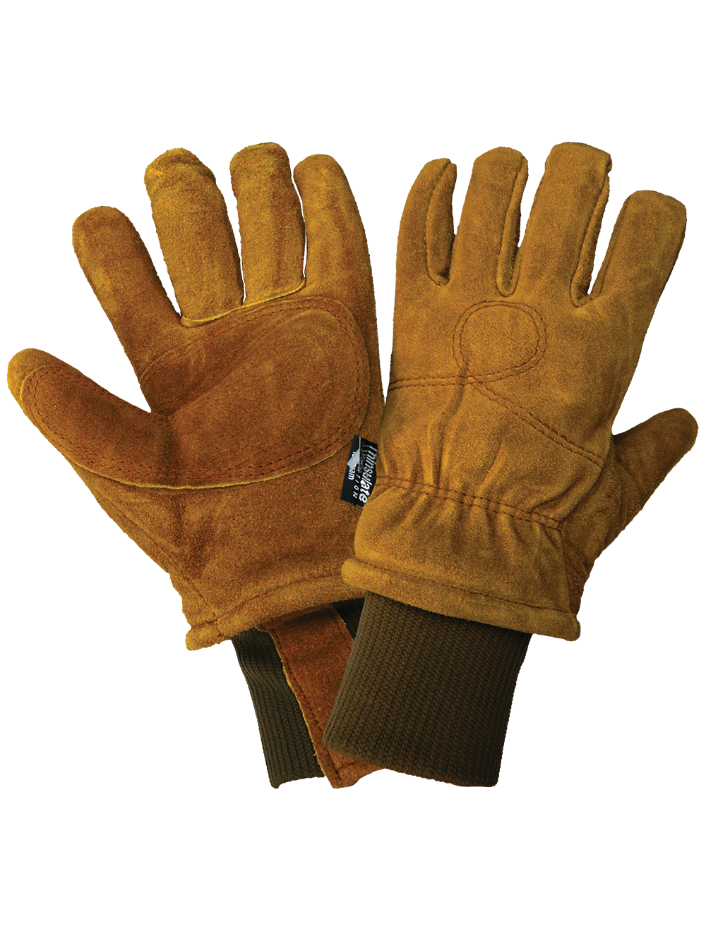 Global Glove - 524 - Leather Palm Gloves - insulated - red