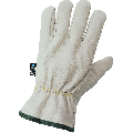 Retail-Tagged Driver Style Cowhide Leather Gloves with Cold Keep® - 3200CTH - Drivers Gloves - red