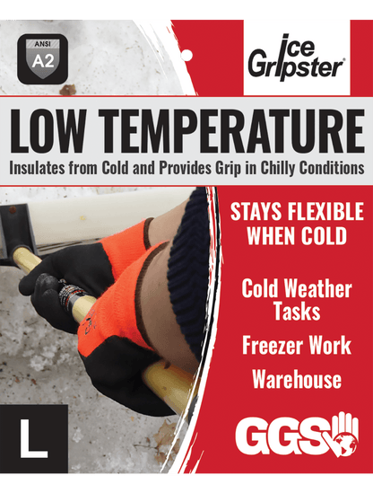 Gripster® - 338INT - Cut Resistant Gloves - cut level A2 - red