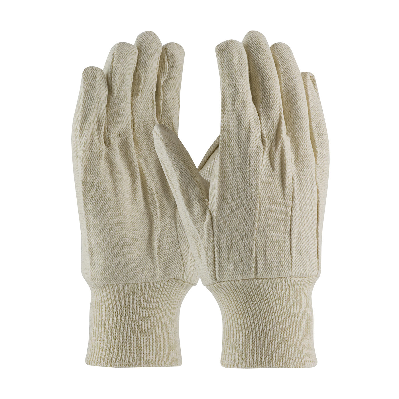 PIP 90-908 – Premium Grade Cotton Canvas Single Palm Glove - Knit Wrist