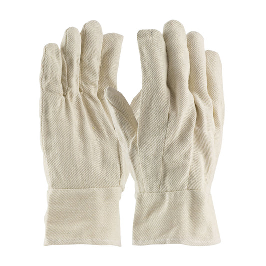PIP 90-908BT – Premium Grade Cotton Canvas Single Palm Glove - Band Top