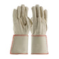 PIP 90-910GA – Premium Grade Cotton Canvas Single Palm Glove - Plasticized Gauntlet Cuff