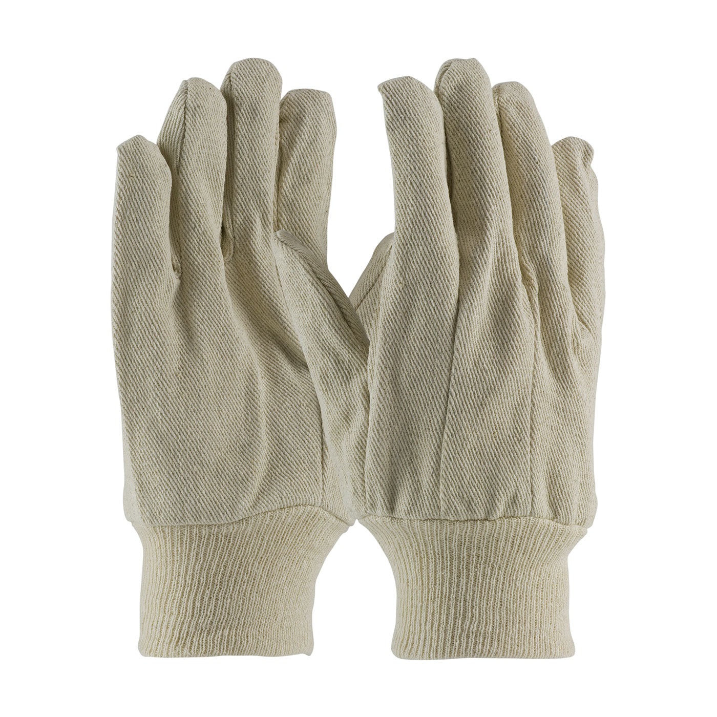 PIP 90-910I – Economy Grade Cotton/Polyester Canvas Single Palm Glove - Knit Wrist