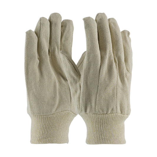 PIP 90-910I – Economy Grade Cotton/Polyester Canvas Single Palm Glove - Knit Wrist