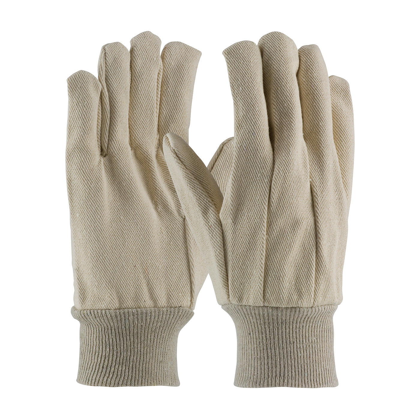 PIP 90-912 – Premium Grade Cotton Canvas Single Palm Glove - Knit Wrist