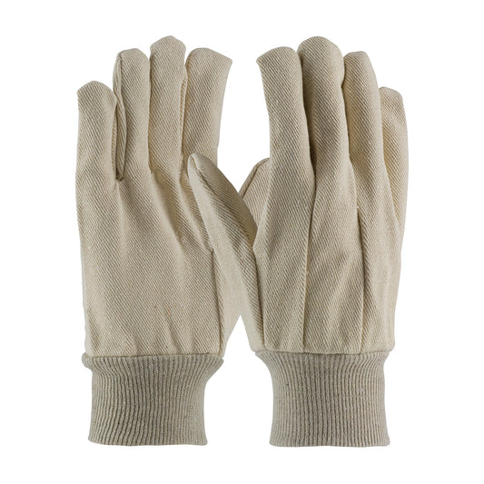 PIP 90-912 – Premium Grade Cotton Canvas Single Palm Glove - Knit Wrist