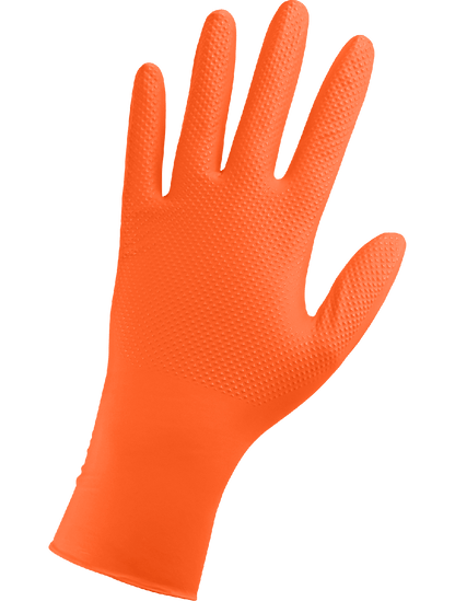 Panther-Guard® 904PF Disposable Gloves - nitrile - orange