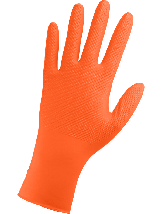 Panther-Guard® 904PF Disposable Gloves - nitrile - orange