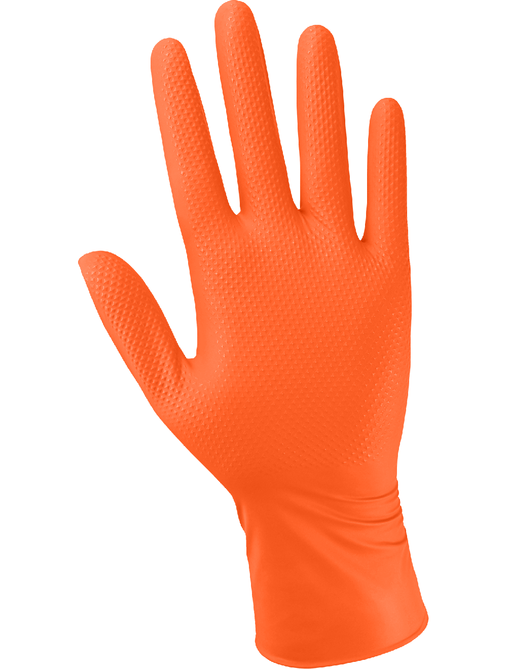 Panther-Guard® - 904PF - Disposable Gloves - nitrile coating - orange