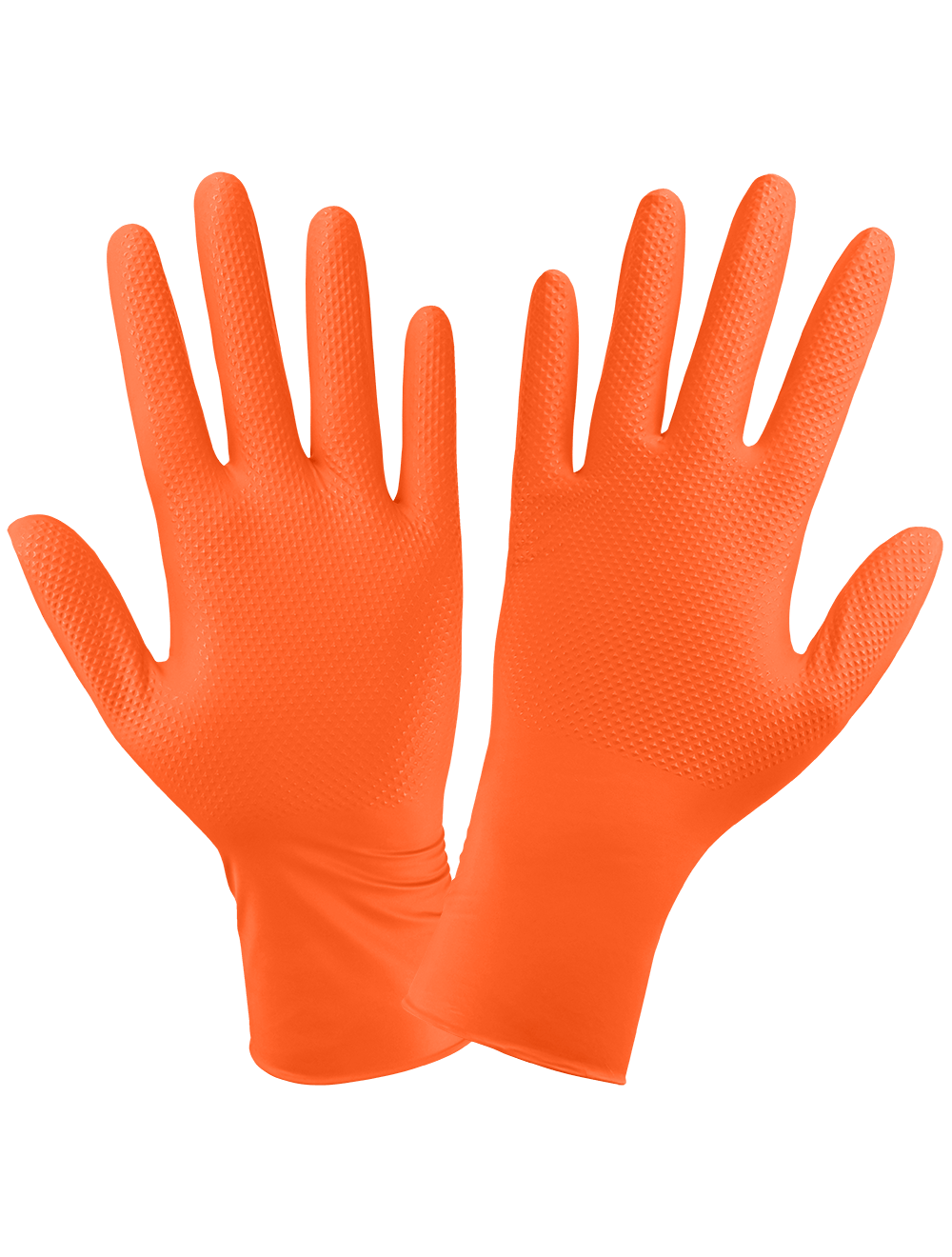 Panther-Guard® - 904PF - Disposable Gloves - nitrile coating - orange