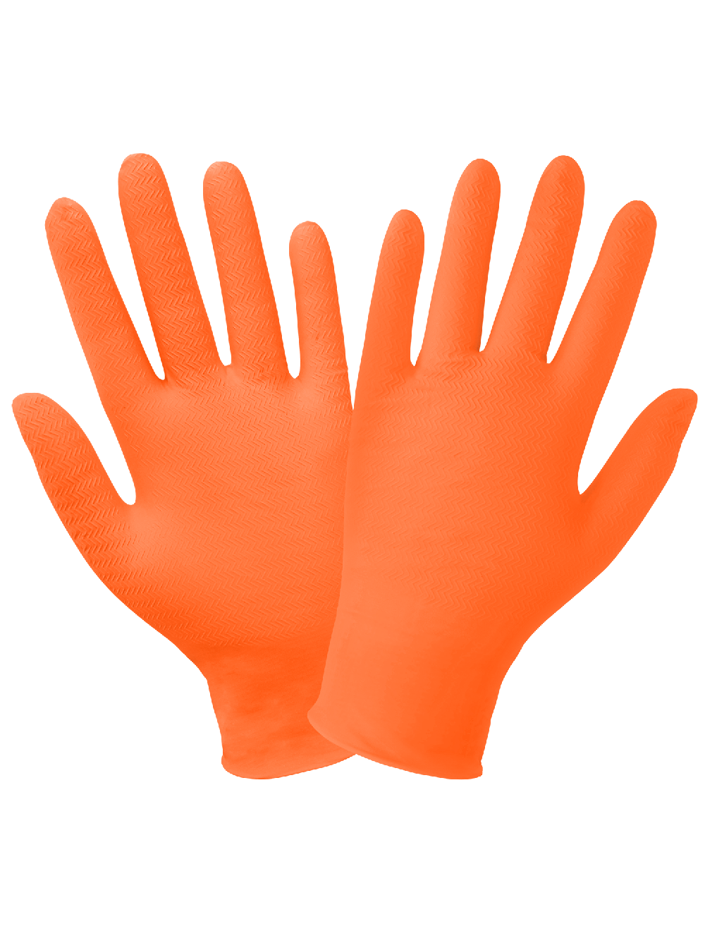 Panther-Guard® - 905PF - Disposable Gloves - nitrile coating - orange