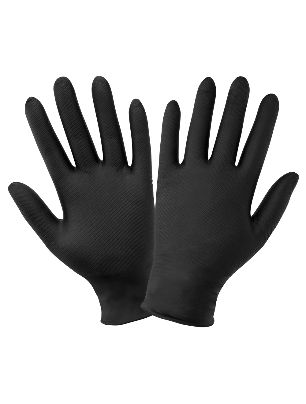 Panther-Guard® - 908BPF - Disposable Gloves - nitrile coating - black